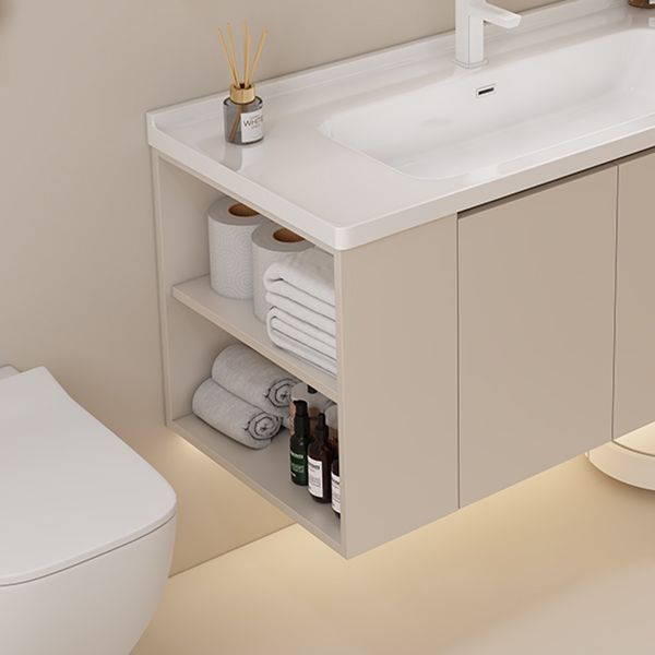 Modern Style Wall Mount Vanity Set Wooden with Doors for Bathroom Clearhalo 'Bathroom Remodel & Bathroom Fixtures' 'Bathroom Vanities' 'bathroom_vanities' 'Home Improvement' 'home_improvement' 'home_improvement_bathroom_vanities' 1200x1200_c7c7c44a-acd0-4d81-98a1-37e3640f83e3
