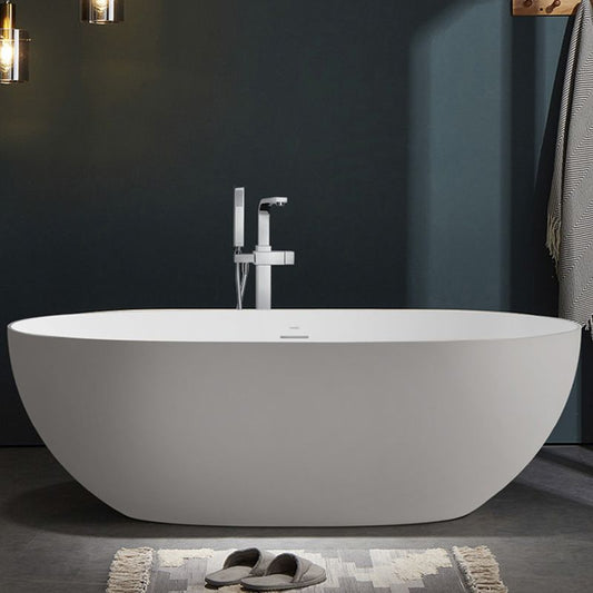 Stone Soaking Bathtub Antique Finish Oval Freestanding Bath Tub Clearhalo 'Bathroom Remodel & Bathroom Fixtures' 'Bathtubs' 'Home Improvement' 'home_improvement' 'home_improvement_bathtubs' 'Showers & Bathtubs' 1200x1200_c87a8458-f0ff-4e27-99ab-d3b5e139aedf