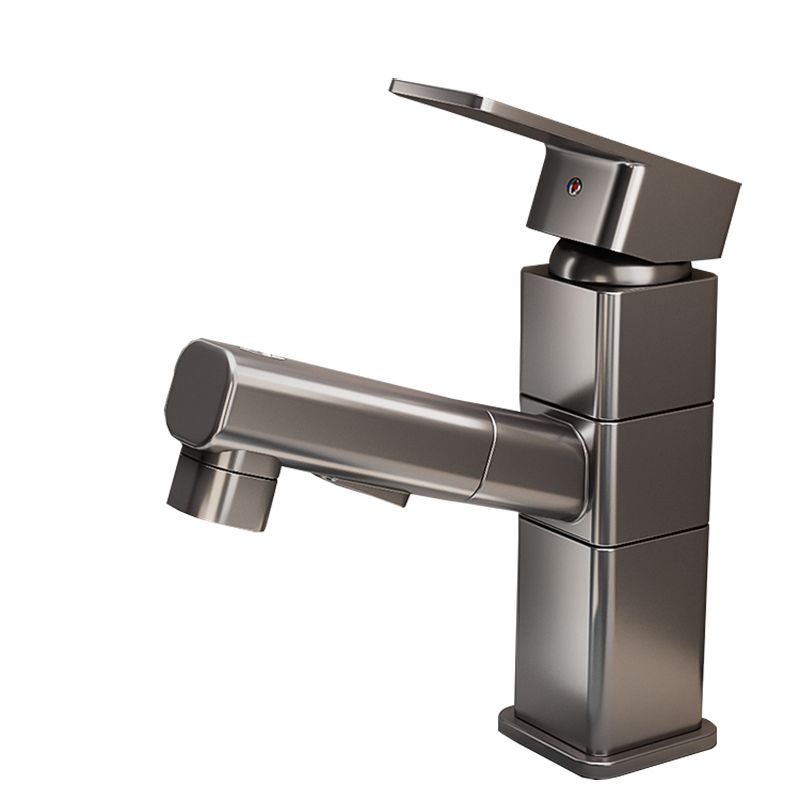 Contemporary Bathroom Vessel Faucet Single-Handle Swivel Spout Vessel Sink Faucet Clearhalo 'Bathroom Remodel & Bathroom Fixtures' 'Bathroom Sink Faucets' 'Bathroom Sinks & Faucet Components' 'bathroom_sink_faucets' 'Home Improvement' 'home_improvement' 'home_improvement_bathroom_sink_faucets' 1200x1200_c8b70474-effd-45bf-897e-a8ad91cbce04