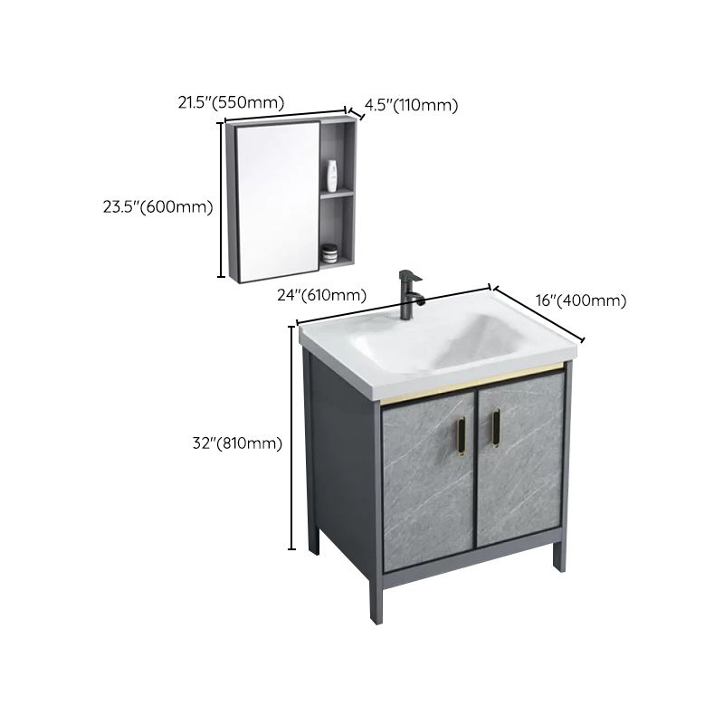 Modern Bathroom Sink Vanity Freestanding Faucet Included Bathroom Vanity Set Clearhalo 'Bathroom Remodel & Bathroom Fixtures' 'Bathroom Vanities' 'bathroom_vanities' 'Home Improvement' 'home_improvement' 'home_improvement_bathroom_vanities' 1200x1200_c8dc8d34-a6a9-45fd-82f7-b5017d721717