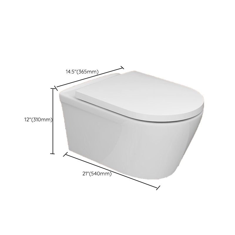 Modern White Ceramic Flush Toilet Wall Mount Urine Toilet with Seat for Bathroom Clearhalo 'Bathroom Remodel & Bathroom Fixtures' 'Home Improvement' 'home_improvement' 'home_improvement_toilets' 'Toilets & Bidets' 'Toilets' 1200x1200_c923f9a4-2737-4715-931e-49755719ce32