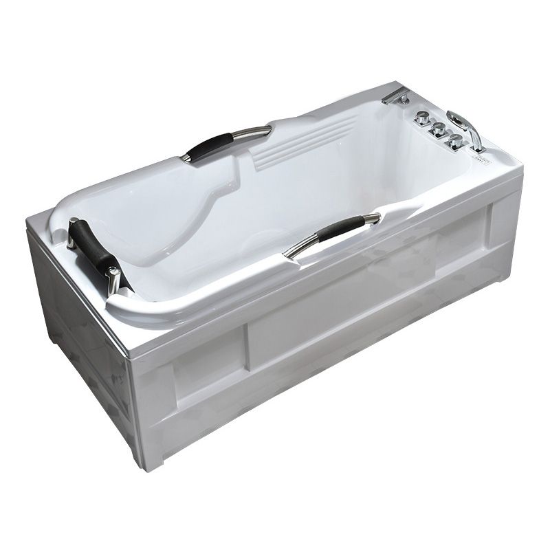 Flat Bottom Soaking Tub Antique Finish Rectangular Modern Bath Tub Clearhalo 'Bathroom Remodel & Bathroom Fixtures' 'Bathtubs' 'Home Improvement' 'home_improvement' 'home_improvement_bathtubs' 'Showers & Bathtubs' 1200x1200_c948b6df-a610-4171-849c-93b3aa2b6186