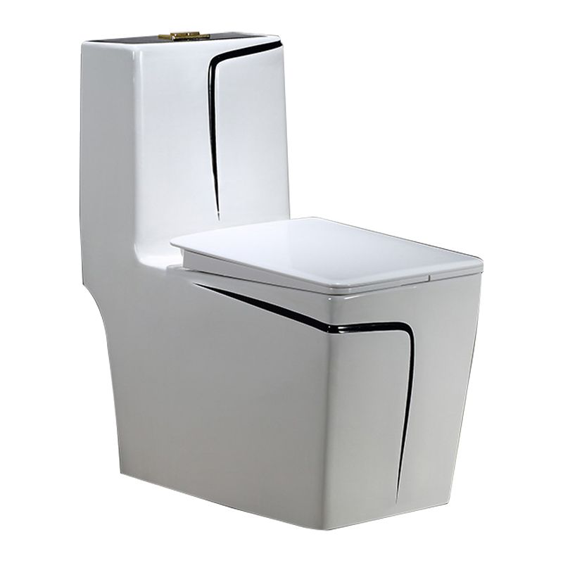 Floor Mount Flush Toilet Skirted Traditional One-Piece Toilet with Slow Close Seat Clearhalo 'Bathroom Remodel & Bathroom Fixtures' 'Home Improvement' 'home_improvement' 'home_improvement_toilets' 'Toilets & Bidets' 'Toilets' 1200x1200_c96a339e-c6de-43f6-87f9-a3266903c608