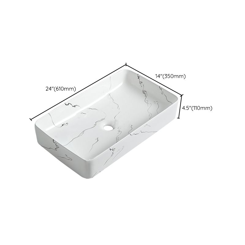 Modern Porcelain Trough Sink Oval-shape Trough Bathroom Sink Clearhalo 'Bathroom Remodel & Bathroom Fixtures' 'Bathroom Sinks & Faucet Components' 'Bathroom Sinks' 'bathroom_sink' 'Home Improvement' 'home_improvement' 'home_improvement_bathroom_sink' 1200x1200_c989c632-281f-4e21-b92f-e39b7f072611