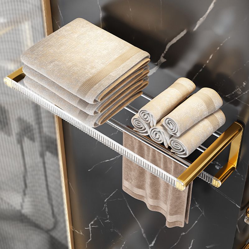 Metal and Acrylic Bathroom Accessory Set Transparent Bathroom Hardware Clearhalo 'Bathroom Hardware Sets' 'Bathroom Hardware' 'Bathroom Remodel & Bathroom Fixtures' 'bathroom_hardware_sets' 'Home Improvement' 'home_improvement' 'home_improvement_bathroom_hardware_sets' 1200x1200_c99b3051-f9ad-4835-aa24-ed60006c078b