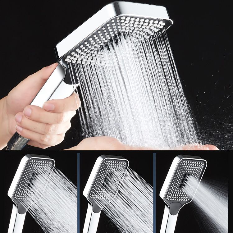 Modern Handheld Shower Head Square Three-speed Fall Resistance Spray Head Clearhalo 'Bathroom Remodel & Bathroom Fixtures' 'Home Improvement' 'home_improvement' 'home_improvement_shower_heads' 'Shower Heads' 'shower_heads' 'Showers & Bathtubs Plumbing' 'Showers & Bathtubs' 1200x1200_c9c3f9ac-e6d3-4a25-803f-aa6199980071