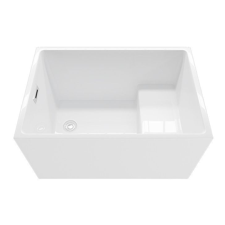 Bathroom Modern Acrylic Small Tub with Left-Hand Drain Bathtub Clearhalo 'Bathroom Remodel & Bathroom Fixtures' 'Bathtubs' 'Home Improvement' 'home_improvement' 'home_improvement_bathtubs' 'Showers & Bathtubs' 1200x1200_c9d7c4e7-ae94-46fc-8602-01183db539cb