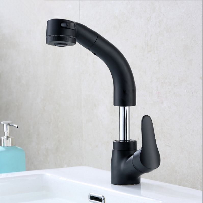 Contemporary Style Faucet Single Handle Vessel Sink Bathroom Faucet Clearhalo 'Bathroom Remodel & Bathroom Fixtures' 'Bathroom Sink Faucets' 'Bathroom Sinks & Faucet Components' 'bathroom_sink_faucets' 'Home Improvement' 'home_improvement' 'home_improvement_bathroom_sink_faucets' 1200x1200_c9e2ba77-d372-4724-8082-10789c0a3390