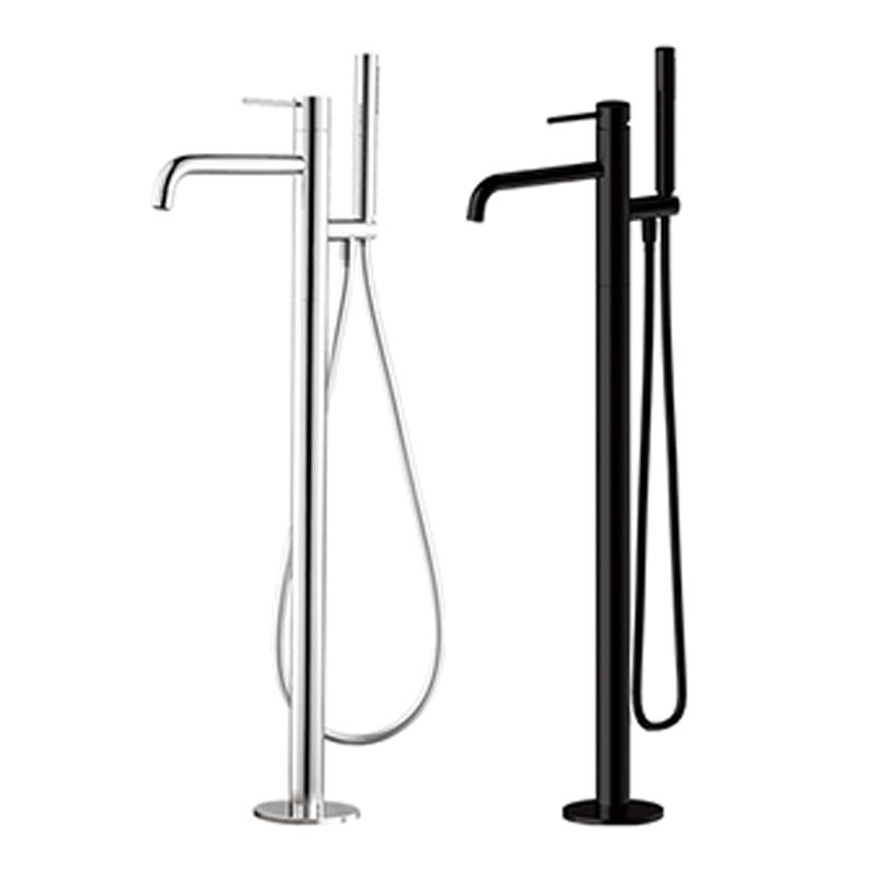 Modern Freestanding Tub Filler Trim Copper Freestanding Tub Fillers Clearhalo 'Bathroom Remodel & Bathroom Fixtures' 'Bathtub Faucets' 'bathtub_faucets' 'Home Improvement' 'home_improvement' 'home_improvement_bathtub_faucets' 1200x1200_ca2f70f8-eb29-4134-8201-0f89add1a4e0