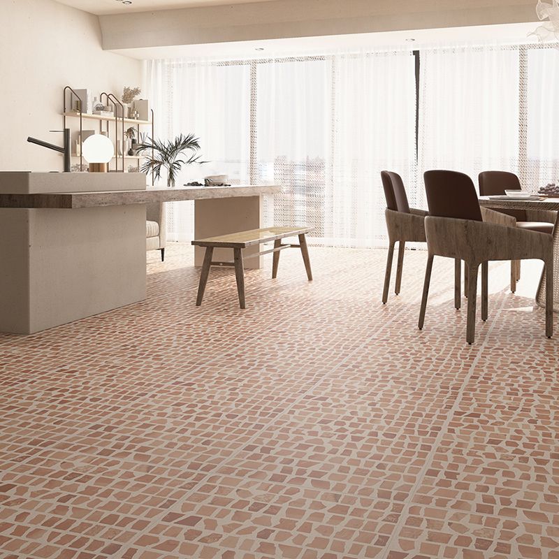 Vintage Pattern Wall Tiles Natural Stone Ceramic Rectangular Lattice Tiles Clearhalo 'Floor Tiles & Wall Tiles' 'floor_tiles_wall_tiles' 'Flooring 'Home Improvement' 'home_improvement' 'home_improvement_floor_tiles_wall_tiles' Walls and Ceiling' 1200x1200_ca4f5855-dbc4-40ff-8b79-5e82f3ba737b