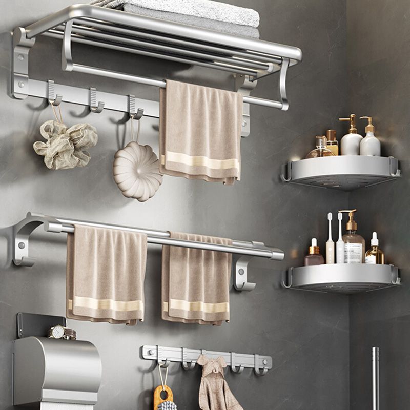 Modern Bathroom Accessories Hardware Set Silver Bathroom Accessories Hardware Set Clearhalo 'Bathroom Hardware Sets' 'Bathroom Hardware' 'Bathroom Remodel & Bathroom Fixtures' 'bathroom_hardware_sets' 'Home Improvement' 'home_improvement' 'home_improvement_bathroom_hardware_sets' 1200x1200_ca5ec5d2-24de-43a1-a79c-0d5a0bd1975e