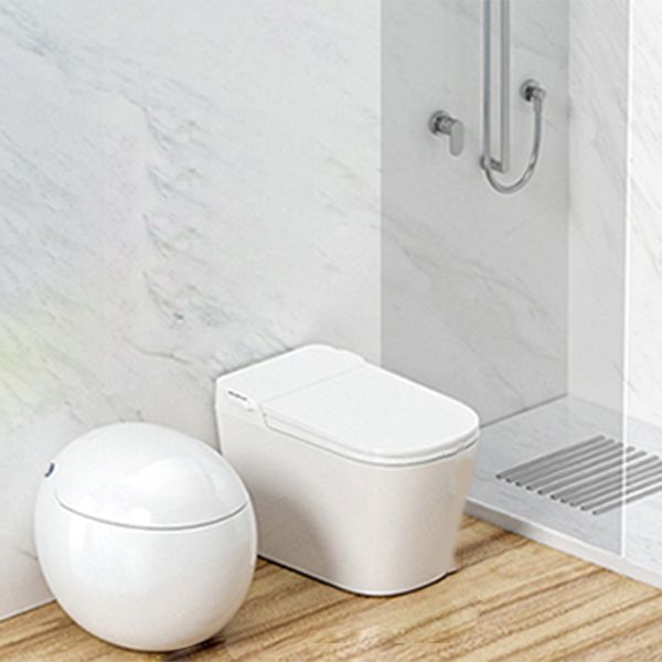 Round Deodorizing Floor Standing Bidet with Heated Seat White Ceramic Clearhalo 'Bathroom Remodel & Bathroom Fixtures' 'Bidets' 'Home Improvement' 'home_improvement' 'home_improvement_bidets' 'Toilets & Bidets' 1200x1200_ca9f2311-e97e-46f1-9452-d5cda6f57636