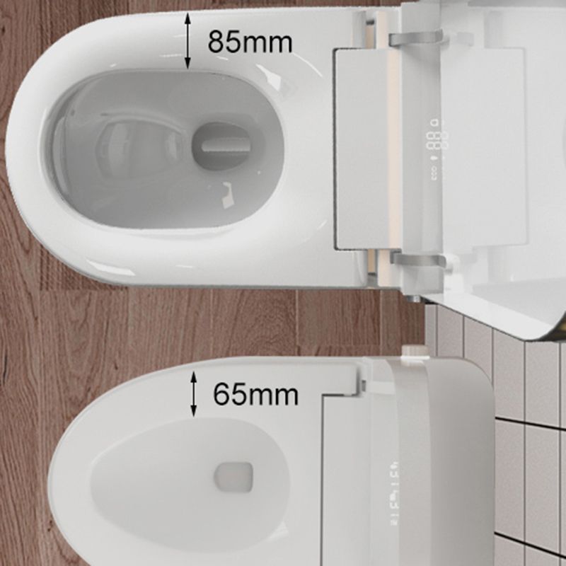 Vitreous China Floor Standing Bidet Dryer Elongated Floor Mount Bidet Clearhalo 'Bathroom Remodel & Bathroom Fixtures' 'Bidets' 'Home Improvement' 'home_improvement' 'home_improvement_bidets' 'Toilets & Bidets' 1200x1200_caa44bce-32d8-49ac-ba40-bd782c68699b