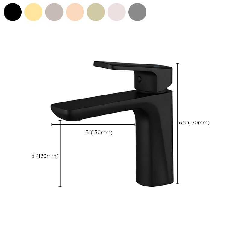 Modern Copper Vessel Faucet Pure Color Lever Handles Low Arc Vessel Faucet Clearhalo 'Bathroom Remodel & Bathroom Fixtures' 'Bathroom Sink Faucets' 'Bathroom Sinks & Faucet Components' 'bathroom_sink_faucets' 'Home Improvement' 'home_improvement' 'home_improvement_bathroom_sink_faucets' 1200x1200_cab85a9a-fa4a-4a43-85e5-d361b00fe7f0