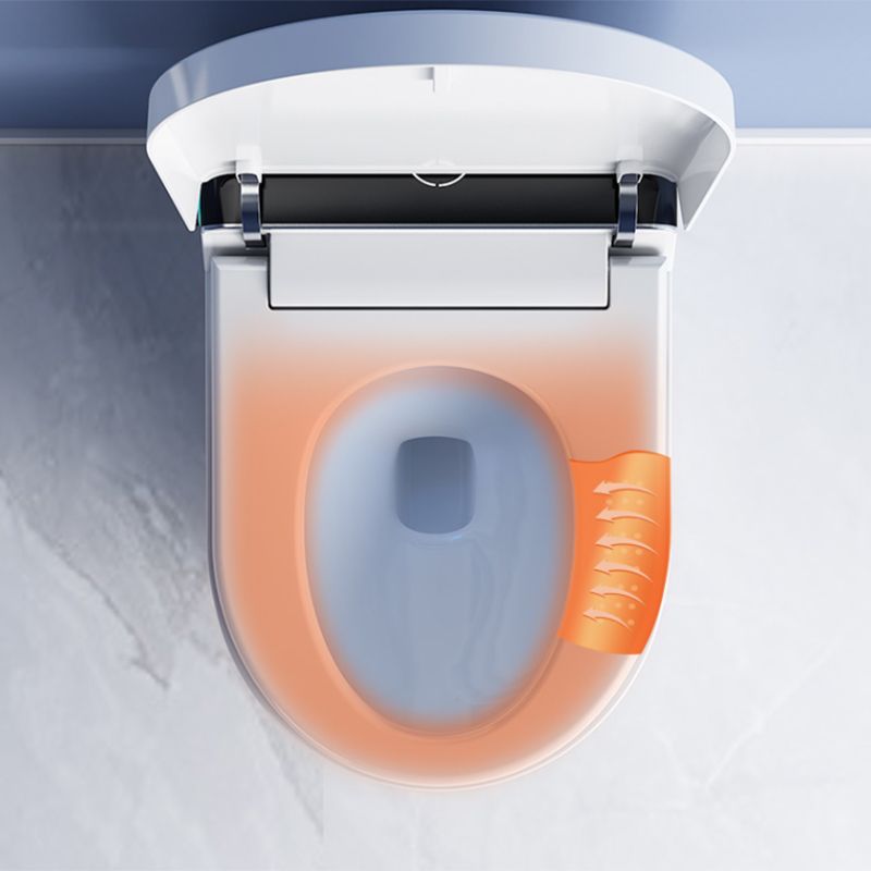 Floor Mount Bidet Elongated Contemporary Ceramic Foot Sensor Heated Seat Clearhalo 'Bathroom Remodel & Bathroom Fixtures' 'Bidets' 'Home Improvement' 'home_improvement' 'home_improvement_bidets' 'Toilets & Bidets' 1200x1200_cacfa4b2-99ca-4dec-b3b1-14696179e027