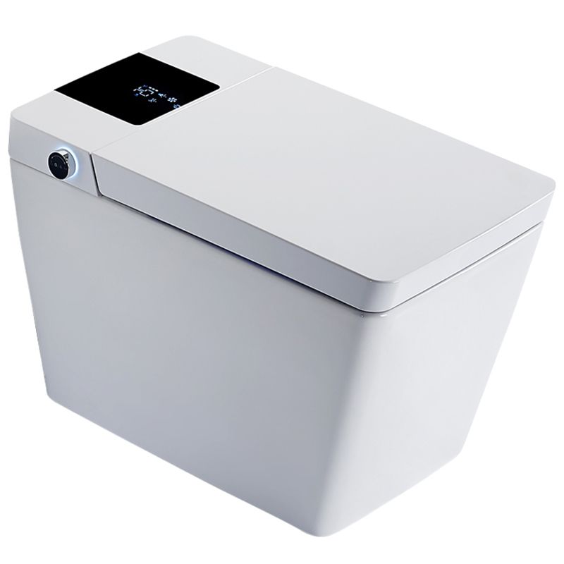 Minimalism Elongated All-in-One Bidet Ceramic Smart Toilet Bidet with Heated Seat Clearhalo 'Bathroom Remodel & Bathroom Fixtures' 'Bidets' 'Home Improvement' 'home_improvement' 'home_improvement_bidets' 'Toilets & Bidets' 1200x1200_cae4bb70-fb75-4979-93a9-5901458e83b9
