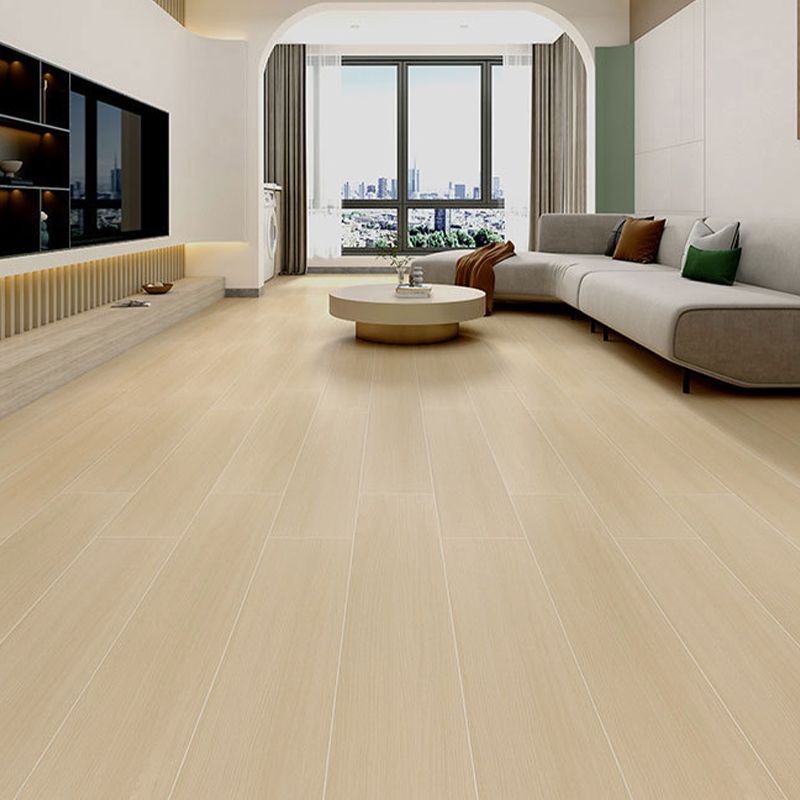 Modern Style Floor Tile Pure Color Wooden Effect Straight Edge Rectangle Floor Tile Clearhalo 'Floor Tiles & Wall Tiles' 'floor_tiles_wall_tiles' 'Flooring 'Home Improvement' 'home_improvement' 'home_improvement_floor_tiles_wall_tiles' Walls and Ceiling' 1200x1200_caf58b70-7023-4bdc-9350-40ad9c3c4b8c