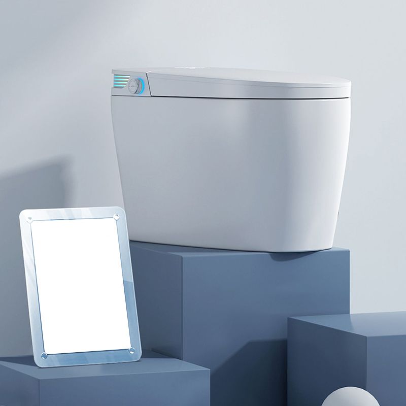 19.7" H Elongated Toilet Seat Bidet of Vitreous China with Heated Sea Clearhalo 'Bathroom Remodel & Bathroom Fixtures' 'Bidets' 'Home Improvement' 'home_improvement' 'home_improvement_bidets' 'Toilets & Bidets' 1200x1200_cb17f0e9-65ba-445f-b3e2-8670e9274c85