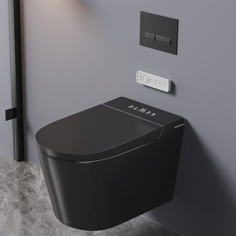 Wall Mounted Bidet Elongated Leak Resistant Soft Close Heated Seat Ceramic Clearhalo 'Bathroom Remodel & Bathroom Fixtures' 'Bidets' 'Home Improvement' 'home_improvement' 'home_improvement_bidets' 'Toilets & Bidets' 1200x1200_cb2b7f0e-822e-4e36-a871-dfad22a6e5a6