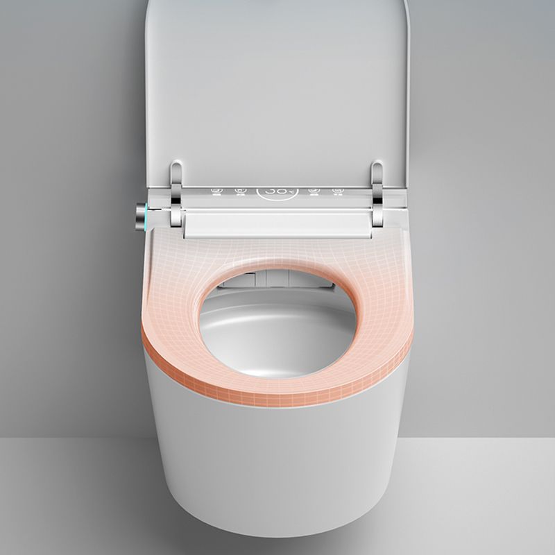 Elongated Wall Mounted Bidet in White Smart Bidet with Heated Seat Clearhalo 'Bathroom Remodel & Bathroom Fixtures' 'Bidets' 'Home Improvement' 'home_improvement' 'home_improvement_bidets' 'Toilets & Bidets' 1200x1200_cb5385d6-7ac8-4196-a442-b09206998719
