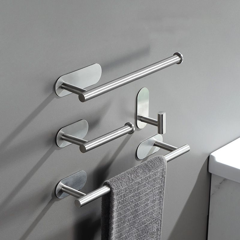 Metal Bathroom Hardware Modern Bathroom Accessory as Individual or as a Set Clearhalo 'Bathroom Hardware Sets' 'Bathroom Hardware' 'Bathroom Remodel & Bathroom Fixtures' 'bathroom_hardware_sets' 'Home Improvement' 'home_improvement' 'home_improvement_bathroom_hardware_sets' 1200x1200_cb7172a3-fdc6-44a8-9b3e-a973aee22882