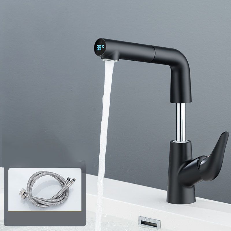 Modern Sink Faucet Solid Color Vessel Sink Faucet for Bathroom Clearhalo 'Bathroom Remodel & Bathroom Fixtures' 'Bathroom Sink Faucets' 'Bathroom Sinks & Faucet Components' 'bathroom_sink_faucets' 'Home Improvement' 'home_improvement' 'home_improvement_bathroom_sink_faucets' 1200x1200_cb7ec732-35c9-46ad-91bb-e80009ec5a33