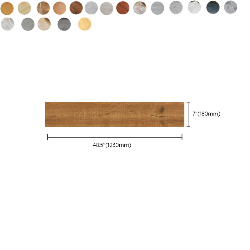 Rectangle PVC Flooring Peel and Stick Wood Look Smooth Vinyl Flooring Clearhalo 'Flooring 'Home Improvement' 'home_improvement' 'home_improvement_vinyl_flooring' 'Vinyl Flooring' 'vinyl_flooring' Walls and Ceiling' 1200x1200_cbd9f1cb-7c38-489e-b70e-8d4d8030acd7