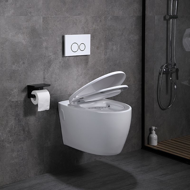 Contemporary Flush Toilet One Piece Wall Mount Porcelain Urine Toilet Clearhalo 'Bathroom Remodel & Bathroom Fixtures' 'Home Improvement' 'home_improvement' 'home_improvement_toilets' 'Toilets & Bidets' 'Toilets' 1200x1200_cbe55573-3d00-455c-bbdf-c7554b81b546