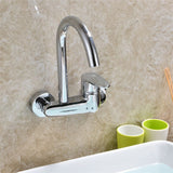 Modern Bridge Kitchen Faucet Brass Lever Handles Swivel Spout Wall Mounted Bar Faucet Clearhalo 'Home Improvement' 'home_improvement' 'home_improvement_kitchen_faucets' 'Kitchen Faucets' 'Kitchen Remodel & Kitchen Fixtures' 'Kitchen Sinks & Faucet Components' 'kitchen_faucets' 1200x1200_cbe5ad23-40b5-4722-a831-9606d7a8b547