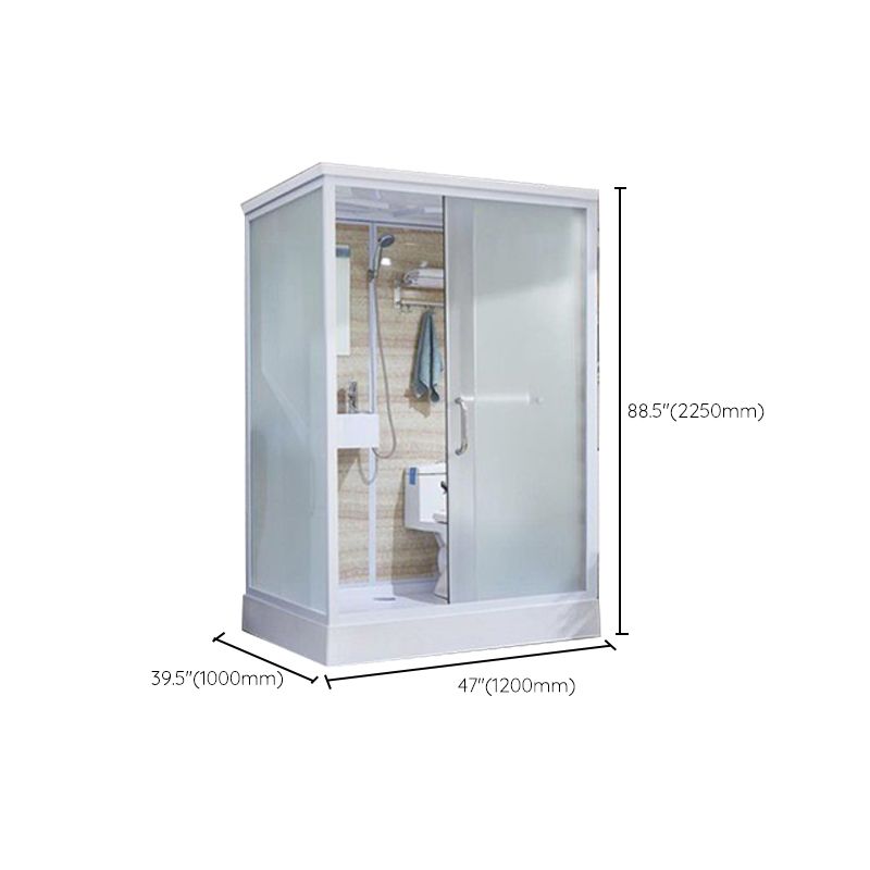 Modern Framed Shower Stall Clear Tempered Shower Stall for Bathroom Clearhalo 'Bathroom Remodel & Bathroom Fixtures' 'Home Improvement' 'home_improvement' 'home_improvement_shower_stalls_enclosures' 'Shower Stalls & Enclosures' 'shower_stalls_enclosures' 'Showers & Bathtubs' 1200x1200_cbe736ff-43d9-4fdf-a64b-61e1b5f0d641