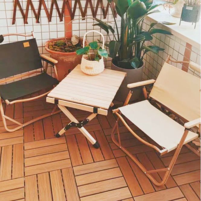 Deck Plank Loose Lay Wood Flooring Tiles Garden Outdoor Flooring Clearhalo 'Home Improvement' 'home_improvement' 'home_improvement_outdoor_deck_tiles_planks' 'Outdoor Deck Tiles & Planks' 'Outdoor Flooring & Tile' 'Outdoor Remodel' 'outdoor_deck_tiles_planks' 1200x1200_cc065e48-a9d9-4d53-bb11-9fc5eb241820