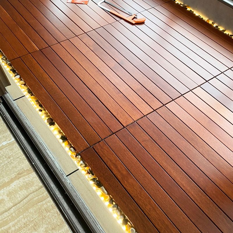 Wood Flooring Click-Locking 12" X 12" Square Hardwood Flooring Clearhalo 'Flooring 'Hardwood Flooring' 'hardwood_flooring' 'Home Improvement' 'home_improvement' 'home_improvement_hardwood_flooring' Walls and Ceiling' 1200x1200_cc159afe-48c1-4720-913e-9248a08bb53a