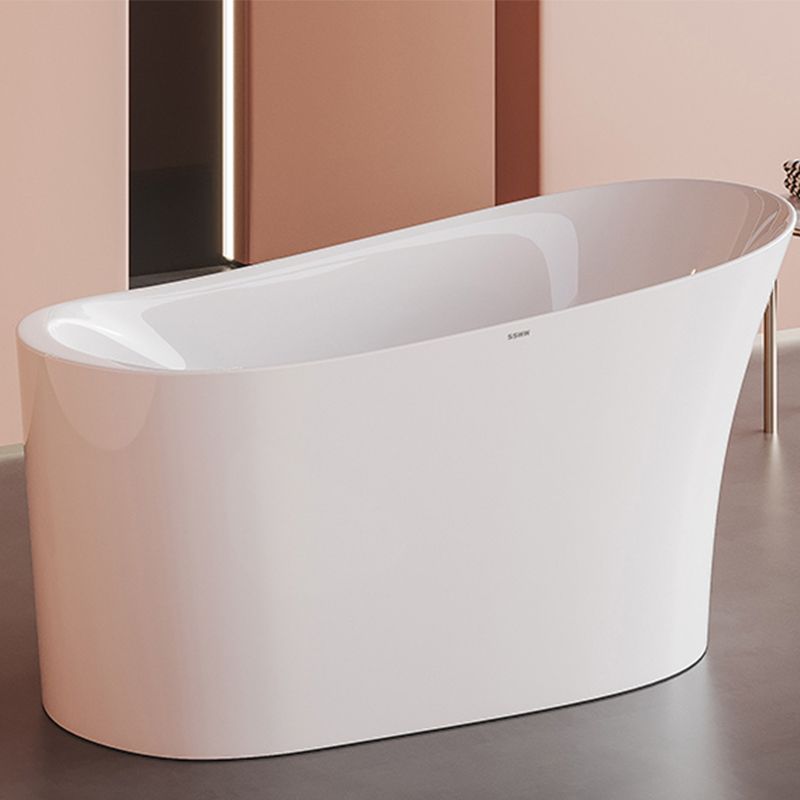 Back to Wall Bathtub Antique Finish Soaking Acrylic Bath Tub Clearhalo 'Bathroom Remodel & Bathroom Fixtures' 'Bathtubs' 'Home Improvement' 'home_improvement' 'home_improvement_bathtubs' 'Showers & Bathtubs' 1200x1200_cc4a431d-6c23-44df-a913-9d3efea191ad