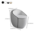 1-Piece Flush Toilet 1.2/1.6 GPF Elongated Toilet Bowl for Bathroom Clearhalo 'Bathroom Remodel & Bathroom Fixtures' 'Home Improvement' 'home_improvement' 'home_improvement_toilets' 'Toilets & Bidets' 'Toilets' 1200x1200_cc4fb195-7124-460f-b399-c8bf8c4775c4