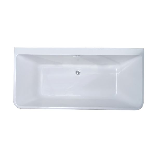 Back to Wall Rectangular Bath Antique Finish Soaking Modern Bathtub Clearhalo 'Bathroom Remodel & Bathroom Fixtures' 'Bathtubs' 'Home Improvement' 'home_improvement' 'home_improvement_bathtubs' 'Showers & Bathtubs' 1200x1200_cc749f19-6580-484b-9731-b7ffdd1a3d76