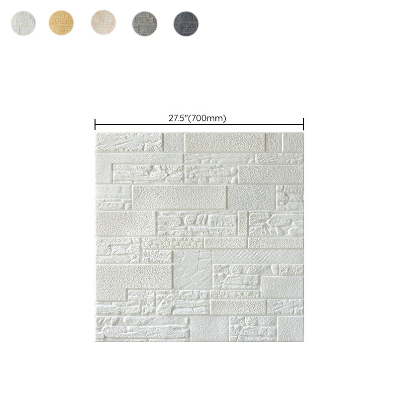 Modern Tin Backsplash Paneling 3D Foam Cotton Wall Ceiling Wood Board Set of 40 Clearhalo 'Flooring 'Home Improvement' 'home_improvement' 'home_improvement_wall_paneling' 'Wall Paneling' 'wall_paneling' 'Walls & Ceilings' Walls and Ceiling' 1200x1200_cd067a78-5347-4472-89b9-f60f88162ea9