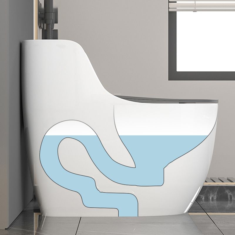 Modern Floor Mounted Ceramic Toilet One Piece Flush Toilet with Toilet Seat Clearhalo 'Bathroom Remodel & Bathroom Fixtures' 'Home Improvement' 'home_improvement' 'home_improvement_toilets' 'Toilets & Bidets' 'Toilets' 1200x1200_cd0ec5b6-ba49-405f-a13d-e25cbc4e8902