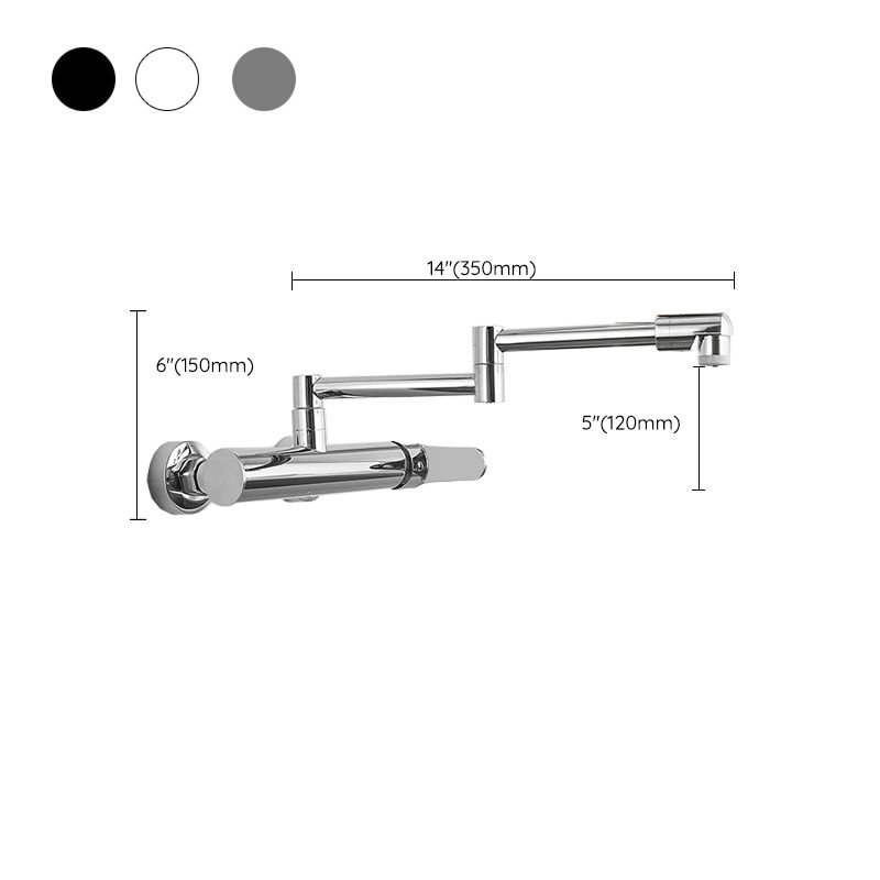 Modern Spring Spout Water Filler One Handle Low Arch Kitchen Faucet Clearhalo 'Home Improvement' 'home_improvement' 'home_improvement_kitchen_faucets' 'Kitchen Faucets' 'Kitchen Remodel & Kitchen Fixtures' 'Kitchen Sinks & Faucet Components' 'kitchen_faucets' 1200x1200_cd0fb045-8fe3-447c-82e4-7edbbe694c29