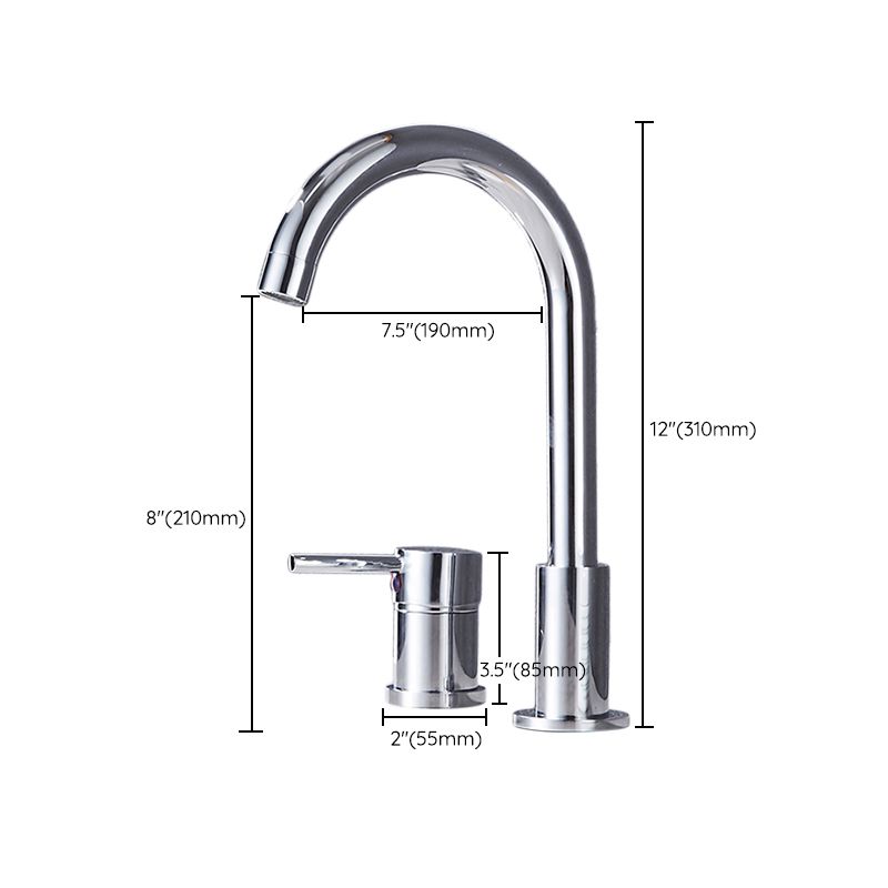 Contemporary Deck Mounted Metal Freestanding Tub Filler High Arc Freestanding Faucet Clearhalo 'Bathroom Remodel & Bathroom Fixtures' 'Bathtub Faucets' 'bathtub_faucets' 'Home Improvement' 'home_improvement' 'home_improvement_bathtub_faucets' 1200x1200_cda2585d-50bf-471d-bc9c-c3d3cb718405