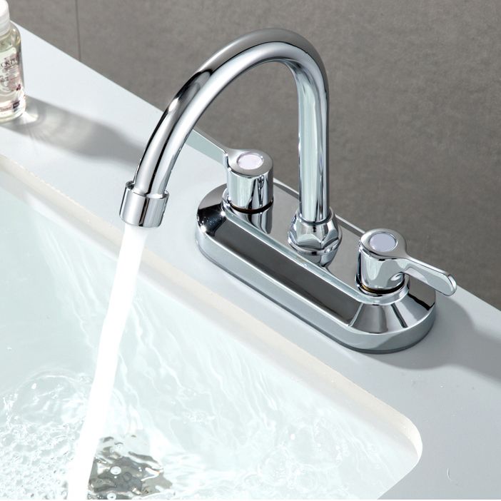 Contemporary Knob Handle Faucet Swivel Spout Bathroom Faucet Clearhalo 'bathroom_sink_faucets' 'Conjunta de Baño y Conjunta de Grifo' 'Coronamiento de Baño y Dispositivo de Baño' 'Grifo del lavabo del baño' 'Hogar' 'home_improvement' 'home_improvement_bathroom_sink_faucets' 'Mejoras para el hogar' 1200x1200_cdc678a6-7440-4867-b12f-c606906188a2