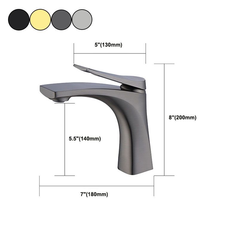 Modern Vessel Faucet Brass Lever Handles Low Arc with Water Hose Bathroom Vessel Faucet Clearhalo 'Bathroom Remodel & Bathroom Fixtures' 'Bathroom Sink Faucets' 'Bathroom Sinks & Faucet Components' 'bathroom_sink_faucets' 'Home Improvement' 'home_improvement' 'home_improvement_bathroom_sink_faucets' 1200x1200_ce8aff0d-0f1e-477c-86bd-d970d4cd8cea