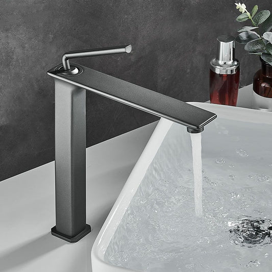 Modern Basin Lavatory Faucet Single Handle Low Arc Bathroom Faucet Clearhalo 'Bathroom Remodel & Bathroom Fixtures' 'Bathroom Sink Faucets' 'Bathroom Sinks & Faucet Components' 'bathroom_sink_faucets' 'Home Improvement' 'home_improvement' 'home_improvement_bathroom_sink_faucets' 1200x1200_cea4a8f5-4b9b-486b-b86b-42958fa1b18d