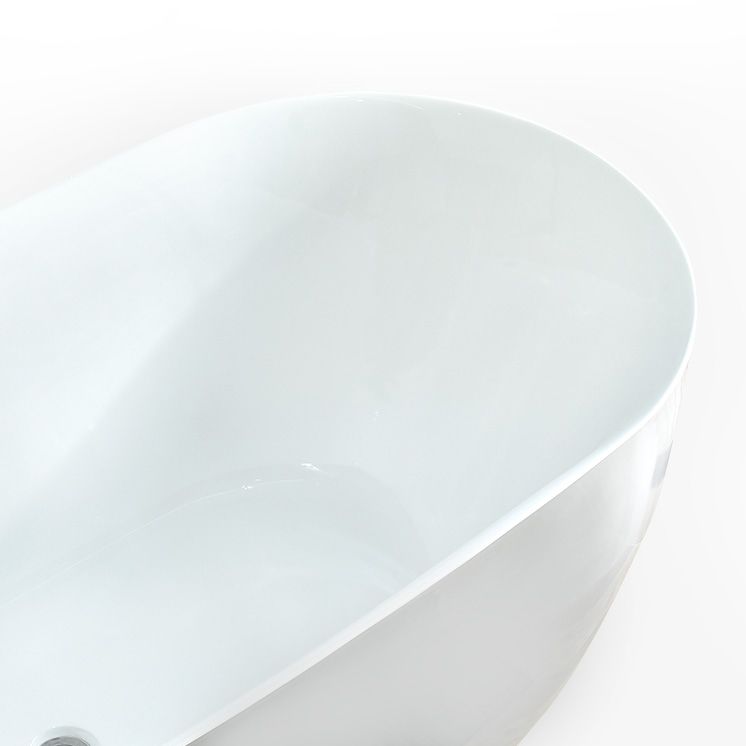 Antique Finish Stand Alone Bathtub Soaking Modern Oval Bath Tub Clearhalo 'Bathroom Remodel & Bathroom Fixtures' 'Bathtubs' 'Home Improvement' 'home_improvement' 'home_improvement_bathtubs' 'Showers & Bathtubs' 1200x1200_cf095607-9f20-4fa5-8e66-db14eeec4532