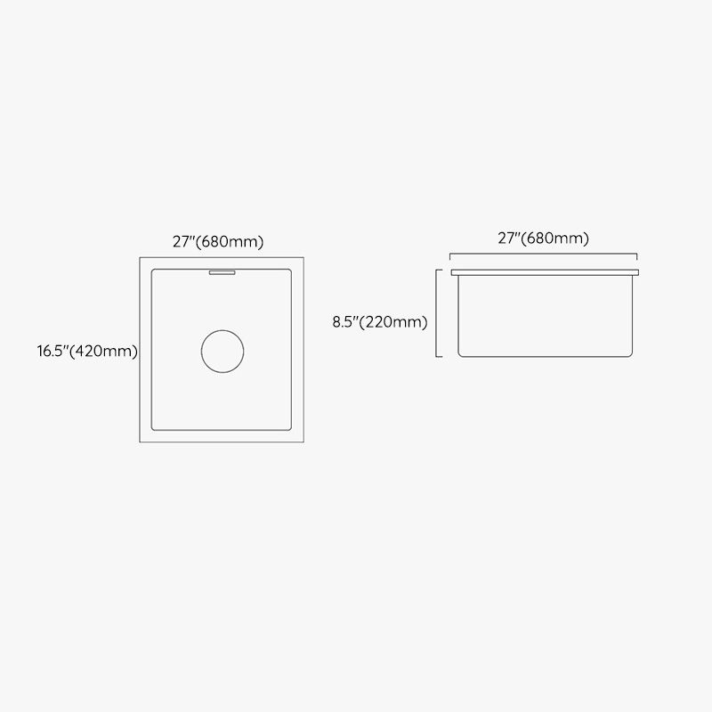 White Rectangle Kitchen Sink with Faucet Single Bowl Quartz Sink Clearhalo 'Home Improvement' 'home_improvement' 'home_improvement_kitchen_sinks' 'Kitchen Remodel & Kitchen Fixtures' 'Kitchen Sinks & Faucet Components' 'Kitchen Sinks' 'kitchen_sinks' 1200x1200_cf0ca5af-11b1-4de4-8b72-c3e18a7a8ab1