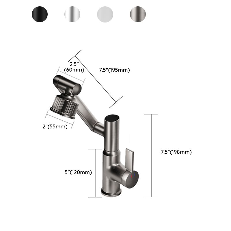 Deck Mounted Copper Tub Faucet Low Arc Robotic Arm Profile Faucet Clearhalo 'bathroom_sink_faucets' 'Conjuntos de Torneiras de Lavatório e Banheiro' 'home_improvement' 'home_improvement_bathroom_sink_faucets' 'Mobiliário Doméstico' 'Página inicial' 'Renovação e equipamento de casa de banho' 'Torneira para lavatório de banheiro' 1200x1200_cf5202b5-bdc1-4c53-a1e1-808575803031