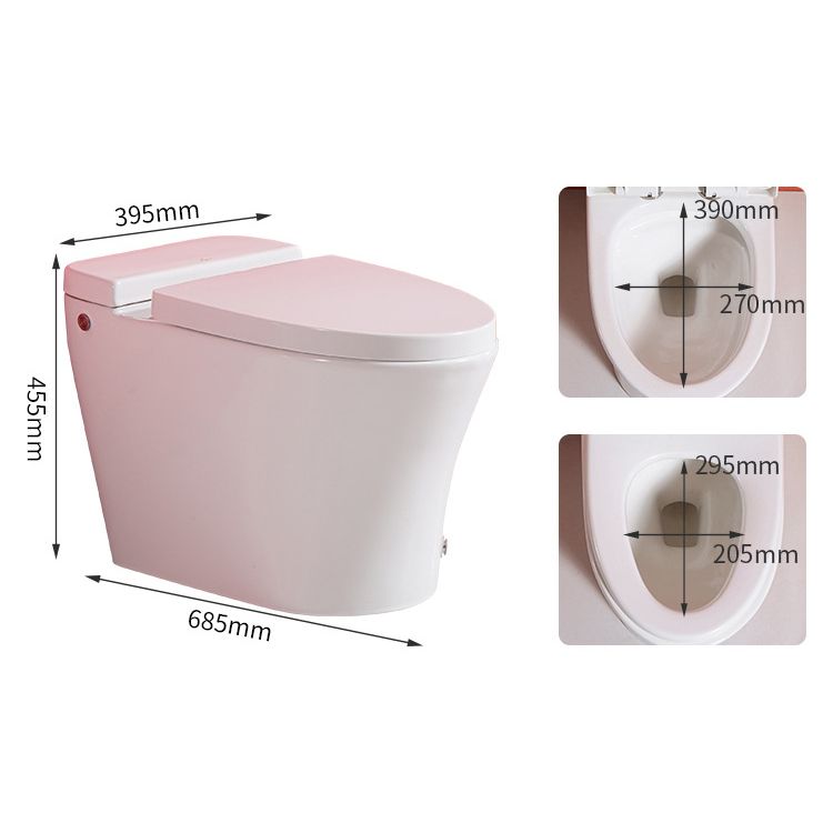 Contemporary Elongated Toilet Bowl Siphon Jet Flush Toilet with Seat for Bathroom Clearhalo 'Bathroom Remodel & Bathroom Fixtures' 'Home Improvement' 'home_improvement' 'home_improvement_toilets' 'Toilets & Bidets' 'Toilets' 1200x1200_cf5fb578-ef9b-47b0-aaa4-2fce16d0148a