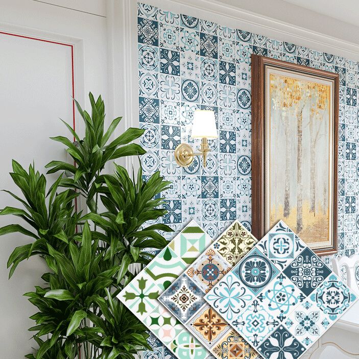 Plastic Peel & Stick Mosaic Tile Square Waterproof Peel and Stick Backsplash Clearhalo 'Flooring 'Home Improvement' 'home_improvement' 'home_improvement_peel_stick_blacksplash' 'Peel & Stick Backsplash Tile' 'peel_stick_blacksplash' 'Walls & Ceilings' Walls and Ceiling' 1200x1200_cf8f3f1c-fb1b-4563-a965-edea99faf090