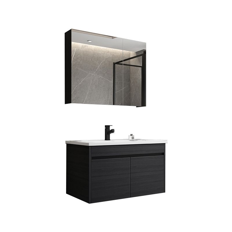 Wall Mount Bathroom Vanity Set Modern Single-Sink Bathroom Sink Vanity Clearhalo 'Bathroom Remodel & Bathroom Fixtures' 'Bathroom Vanities' 'bathroom_vanities' 'Home Improvement' 'home_improvement' 'home_improvement_bathroom_vanities' 1200x1200_cfe9d2b0-438a-489a-a565-d0c2ba65f23d