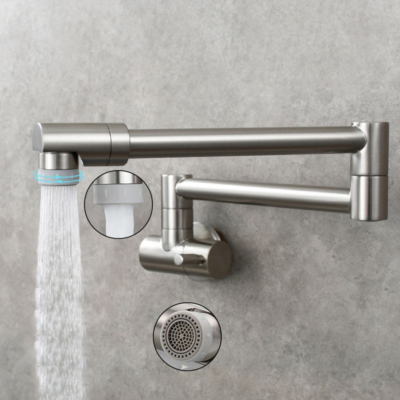 Modern Wall Mounted Faucet Solid Color Wall Mounted Bathroom Faucet Clearhalo 'Bathroom Remodel & Bathroom Fixtures' 'Bathroom Sink Faucets' 'Bathroom Sinks & Faucet Components' 'bathroom_sink_faucets' 'Home Improvement' 'home_improvement' 'home_improvement_bathroom_sink_faucets' 1200x1200_d01060fc-b41f-4dfe-b659-b1948743d2af