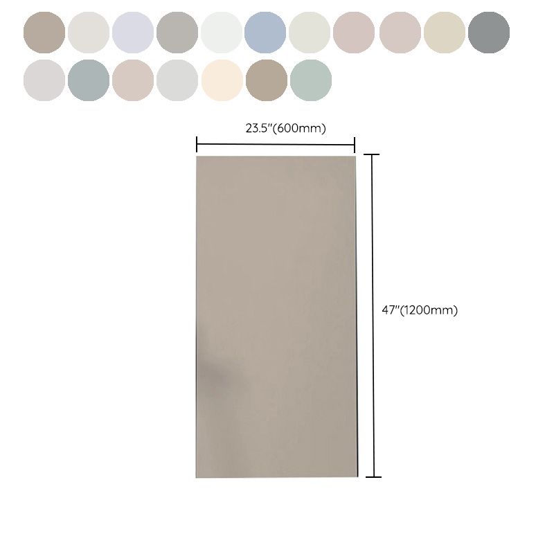 Retangular Ceramic 23.62"x47.24" Tile No Pattern Singular Tile for Floor (2-Pack) Clearhalo 'Floor Tiles & Wall Tiles' 'floor_tiles_wall_tiles' 'Flooring 'Home Improvement' 'home_improvement' 'home_improvement_floor_tiles_wall_tiles' Walls and Ceiling' 1200x1200_d0618d77-6fdd-45d1-8747-1db87eba3f0c